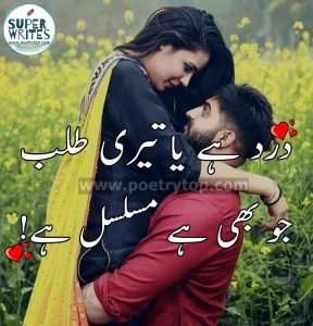 This is featured image of love poetry in urdu